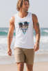 Herren Tank-Top Surf Surfer Bedruckt Endless Summer Florida USA Surfstyle Palmen Muskelshirt Muscle Shirt Neverless®preview