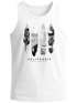 Herren Tank-Top Surfboard California Surfing Kalifornien Surf Print Aufdruck Muskelshirt Muscle Shirt Neverless®preview