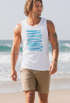 Herren Tank-Top Surfboards South Beach California USA Sommer Surfing Motiv Fashion Muskelshirt Neverless®preview