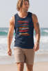 Herren Tank-Top Surfboards South Beach California USA Sommer Surfing Motiv Fashion Muskelshirt Neverless®preview