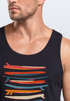 Herren Tank-Top Surfboards South Beach California USA Sommer Surfing Motiv Fashion Muskelshirt Neverless®preview