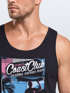 Herren Tank-Top Surfer Print California Surfstyle Sommer Beach Strand Aufdruck Bedruckt Fashion Muskelshirt Muscle Shirt Neverless®preview