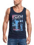 Herren Tank-Top Surfer Print California Surfstyle Sommer Beach Strand Aufdruck Bedruckt Fashion Muskelshirt Muscle Shirt Neverless®preview