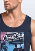 Herren Tank-Top Surfer Print California Surfstyle Sommer Beach Strand Aufdruck Bedruckt Fashion Muskelshirt Muscle Shirt Neverless®preview