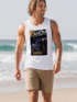 Herren Tank-Top Surfer Print California Surfstyle Sommer Beach Strand Aufdruck Bedruckt Fashion Muskelshirt Muscle Shirt Neverless®preview