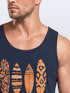 Herren Tank-Top Surfing Fashion Aufdruck Long Beach Surfboard Sommer Strand Streetstyle Muskelshirt Neverless®preview