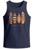 Herren Tank-Top Surfing Fashion Aufdruck Long Beach Surfboard Sommer Strand Streetstyle Muskelshirt Neverless®preview