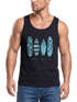 Herren Tank-Top Surfing Fashion Aufdruck Long Beach Surfboard Sommer Strand Streetstyle Muskelshirt Neverless®preview