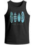 Herren Tank-Top Surfing Fashion Aufdruck Long Beach Surfboard Sommer Strand Streetstyle Muskelshirt Neverless®preview