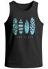 Herren Tank-Top Surfing Fashion Aufdruck Long Beach Surfboard Sommer Strand Streetstyle Muskelshirt Neverless®preview
