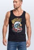 Herren Tank-Top Surfing Skull Malibu Wild Waves Wellen Sonne Strand Muskelshirt Muscle Shirt Neverless®preview