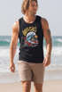 Herren Tank-Top Surfing Skull Malibu Wild Waves Wellen Sonne Strand Muskelshirt Muscle Shirt Neverless®preview