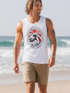 Herren Tank-Top Surfing Tsunami Great Wave Japan Vintage Retro Muskelshirt Muscle Shirt Neverless®preview