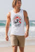 Herren Tank-Top Surfing Tsunami Great Wave Japan Vintage Retro Muskelshirt Muscle Shirt Neverless®preview