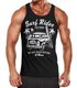 Herren Tank Top T-Shirt Bus Surfing Retro Neverless®preview