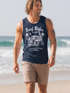 Herren Tank Top T-Shirt Bus Surfing Retro Neverless®preview