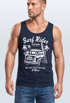 Herren Tank Top T-Shirt Bus Surfing Retro Neverless®preview