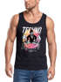 Herren Tank-Top Techno Print Musik Retro Grafik Aufdruck Schriftzug Fashion Streetstyle Muskelshirt Neverless®preview