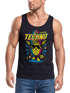 Herren Tank-Top Techno Tanzen Lustig Ananas Rave Party Printshirt Fashion Streetstyle Muskelshirt Neverless®preview