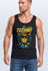 Herren Tank-Top Techno Tanzen Lustig Ananas Rave Party Printshirt Fashion Streetstyle Muskelshirt Neverless®preview