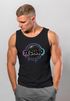 Herren Tank-Top Techno World Design Print Aufdruck Musik Elektronisch Fashion Streetstyle  Muskelshirt Neverless®preview