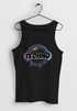 Herren Tank-Top Techno World Design Print Aufdruck Musik Elektronisch Fashion Streetstyle  Muskelshirt Neverless®preview