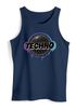 Herren Tank-Top Techno World Design Print Aufdruck Musik Elektronisch Fashion Streetstyle  Muskelshirt Neverless®preview