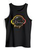 Herren Tank-Top Techno World Design Print Aufdruck Musik Elektronisch Fashion Streetstyle  Muskelshirt Neverless®preview