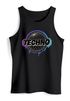 Herren Tank-Top Techno World Design Print Aufdruck Musik Elektronisch Fashion Streetstyle  Muskelshirt Neverless®preview