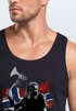 Herren Tank-Top The North Wikinger Berserker Norwegen Valhalla Odin Ragnar Muskelshirt Muscle Shirt Neverless®preview