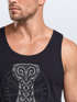 Herren Tank- Top Thor Hammer Wikinger Runen Kompass Vegvisir nordische Mythologie Muscle Shirt Neverless®preview