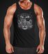Herren Tank-Top Tiger Eye Patch Tigerkopf Muskelshirt Muscle Shirt Achselshirt Neverless®preview