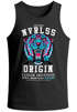 Herren Tank-Top Tiger-Kopf Origin Tokio Design Schriftzug Print Tattoo Style Style Muskelshirt Muscle Shirt Neverless®preview
