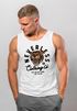 Herren Tank-Top Tiger Print Motiv Schrift Retro Vintage Style Fashion Streetstyle Muskelshirt Neverless®preview