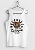 Herren Tank-Top Tiger Print Motiv Schrift Retro Vintage Style Fashion Streetstyle Muskelshirt Neverless®preview