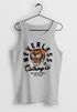 Herren Tank-Top Tiger Print Motiv Schrift Retro Vintage Style Fashion Streetstyle Muskelshirt Neverless®preview