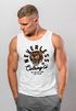 Herren Tank-Top Tiger Print Motiv Schrift Retro Vintage Style Fashion Streetstyle Muskelshirt Neverless®preview