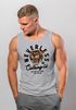 Herren Tank-Top Tiger Print Motiv Schrift Retro Vintage Style Fashion Streetstyle Muskelshirt Neverless®preview