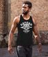 Herren Tank-Top Tiger Print Schriftzug Athletic Legendary Muskelshirt Muscle Shirt Neverless®preview