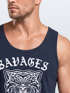 Herren Tank-Top Tiger Vintage Print Muskelshirt Muscle Shirt Neverless®preview