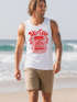 Herren Tank-Top Tiki Maske Surf Honolulu Hawaii Beach Supply Sommer Sonne Muskelshirt Muscle Shirt Neverless®preview