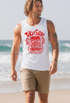 Herren Tank-Top Tiki Maske Surf Honolulu Hawaii Beach Supply Sommer Sonne Muskelshirt Muscle Shirt Neverless®preview