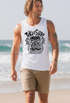 Herren Tank-Top Tiki Maske Surf Honolulu Hawaii Beach Supply Sommer Sonne Muskelshirt Muscle Shirt Neverless®preview