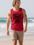 Herren Tank-Top Tiki Maske Surf Honolulu Hawaii Beach Supply Sommer Sonne Muskelshirt Muscle Shirt Neverless®preview