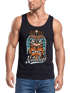 Herren Tank-Top Tiki Maske Totem Figur Hawaii Muskelshirt Muscle Shirt Neverless®preview