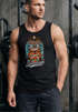 Herren Tank-Top Tiki Maske Totem Figur Hawaii Muskelshirt Muscle Shirt Neverless®preview