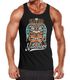 Herren Tank-Top Tiki Maske Totem Figur Hawaii  Muskelshirt Muscle Shirt Neverless®preview