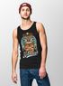 Herren Tank-Top Tiki Maske Totem Figur Hawaii  Muskelshirt Muscle Shirt Neverless®preview