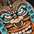 Herren Tank-Top Tiki Maske Totem Figur Hawaii  Muskelshirt Muscle Shirt Neverless®preview