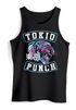 Herren Tank-Top Tokio Punch Schriftzug Tigerkopf Print Tattoo Style Muskelshirt Muscle Shirt Neverless®preview